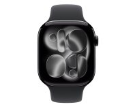 APPLE Watch Series 11 GPS 46mm Aluminiowa koperta (onyksowa)/ Sportowy pasek (czarny) - rozmiar S/M - 1362403 - zdjęcie 2